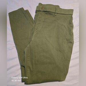 Time and Tru Women's Olive Skinny Jeans